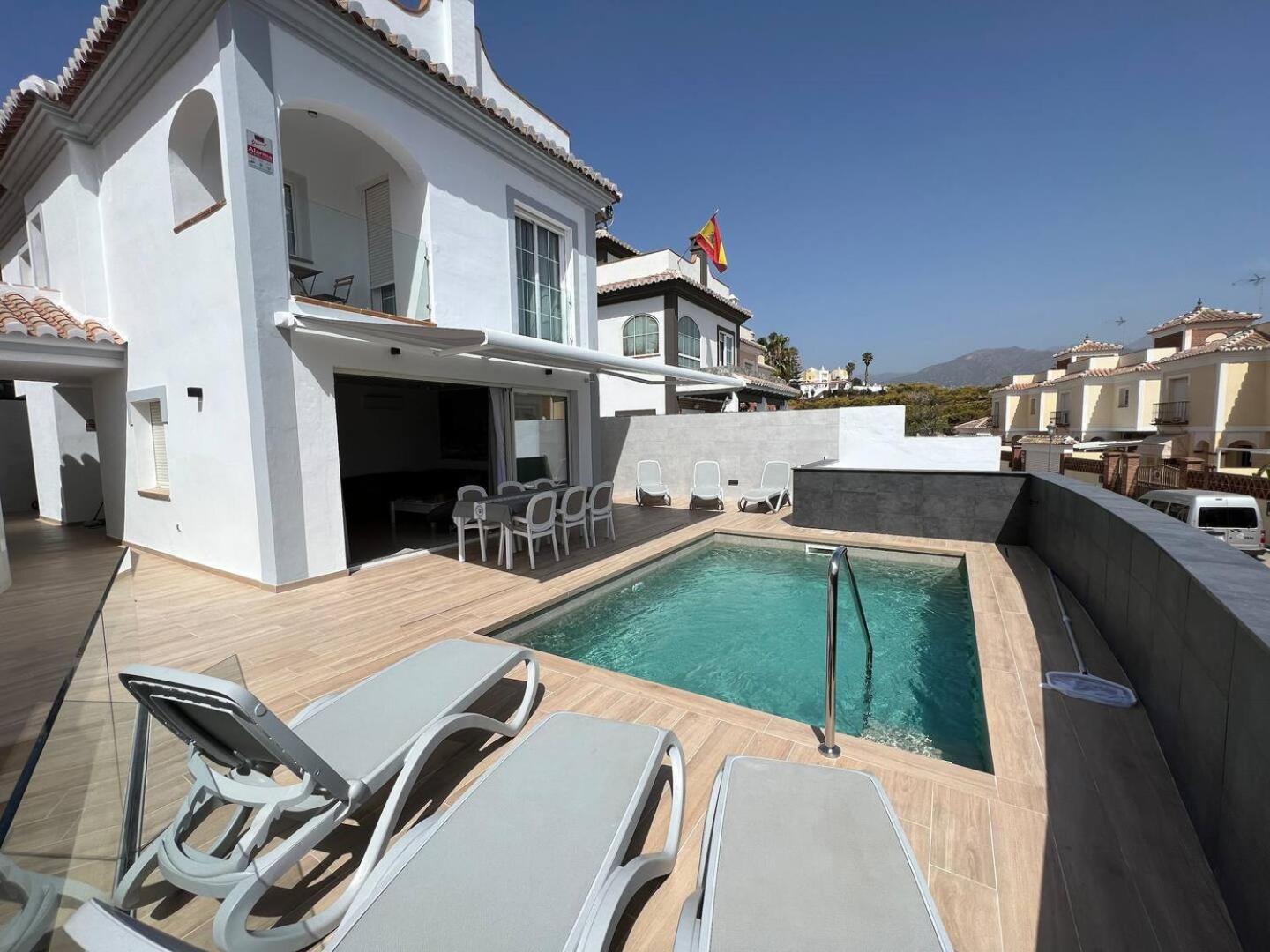 Villa Antonia Mar - Private & Heated Pool - Punta Lara Nerja Exterior foto